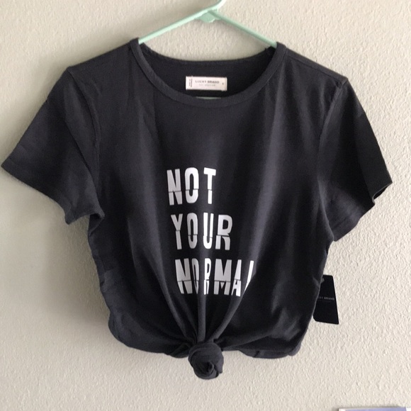 New Lucky Brand Women’s “Not Your Normal” Crew Love💖Tee - Picture 2 of 5